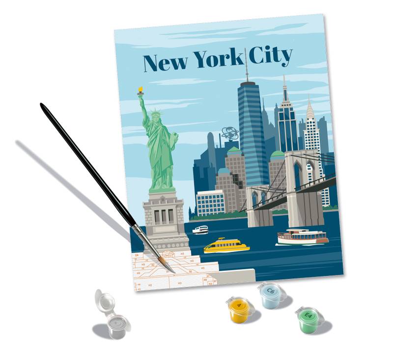 Ravensburger Malen nach Zahlen - CreArt - New York Ravensburger-23686 Ravensburger Malen nach Zahlen - CreArt - New York Ravensburger-23686 von Ravensburger