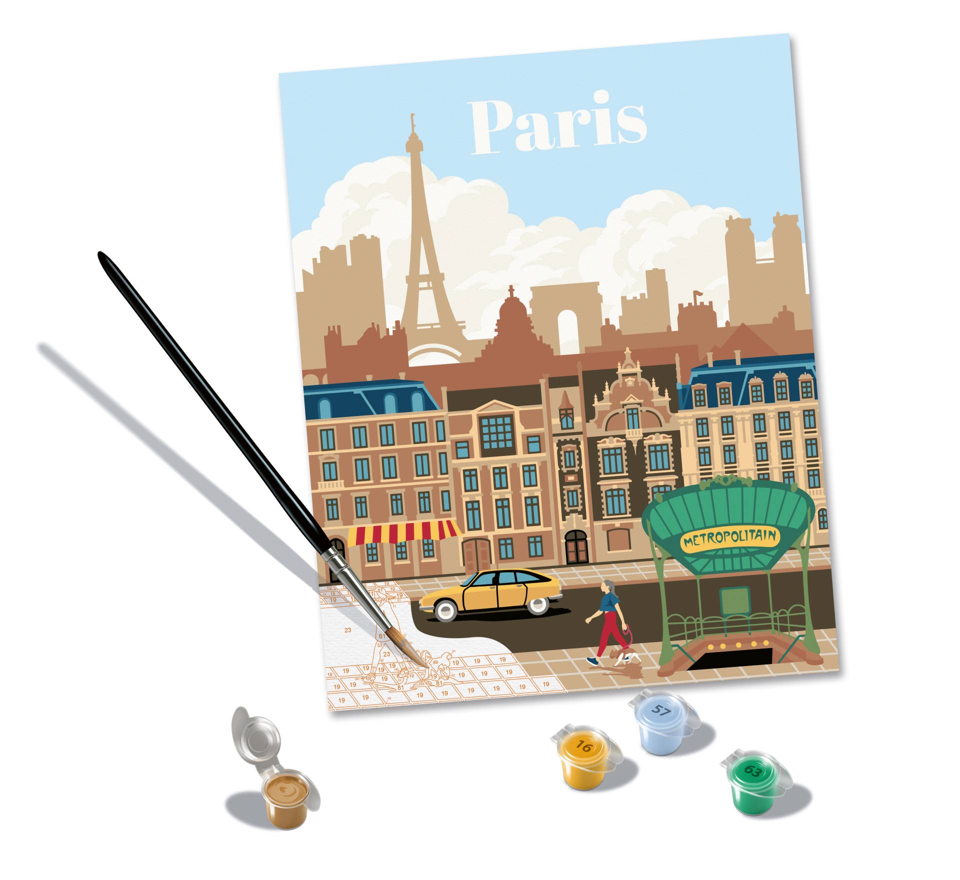 Ravensburger Malen nach Zahlen - CreArt - Paris Ravensburger-23687 von Ravensburger
