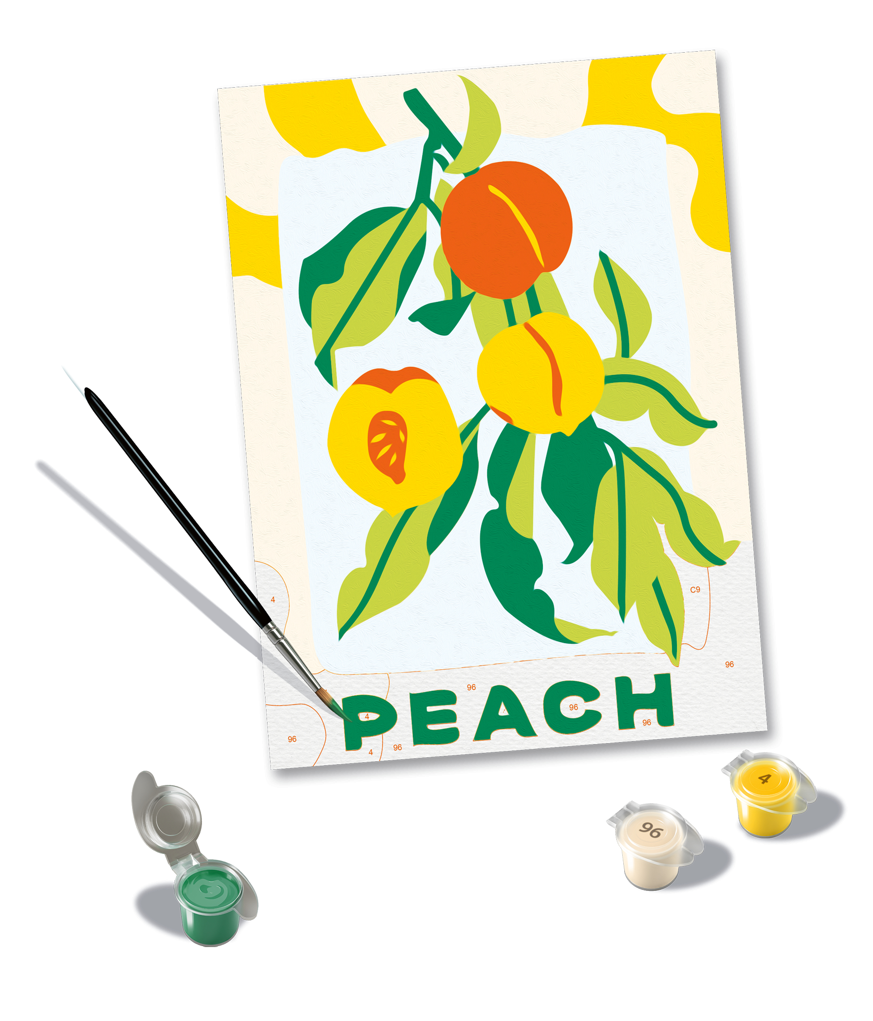 Ravensburger Malen nach Zahlen - CreArt - Pfirsiche Ravensburger-25517 von Ravensburger