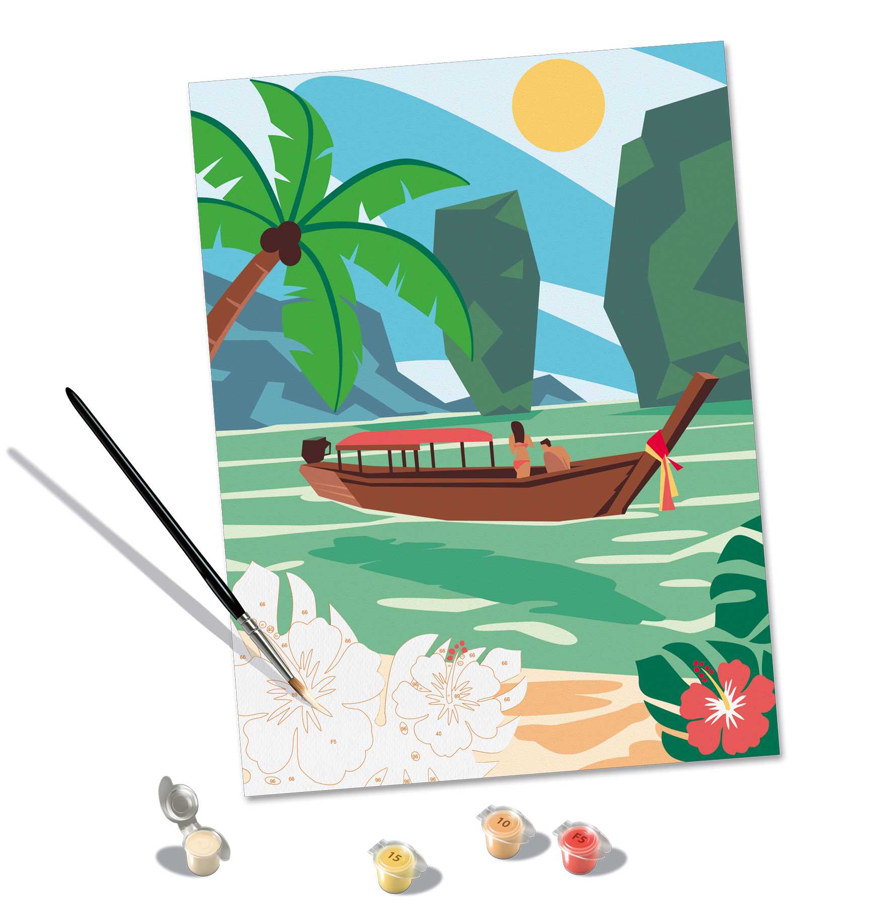 Ravensburger Malen nach Zahlen - CreArt - Phuket Ravensburger-23150 von Ravensburger