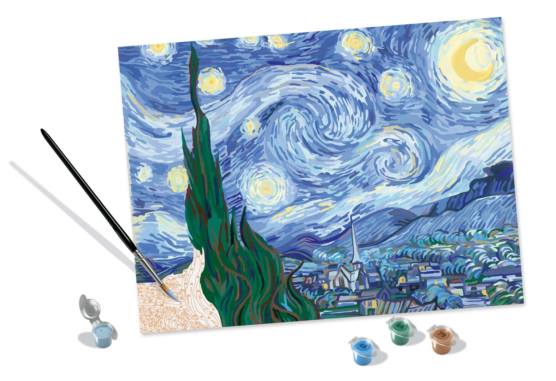 Ravensburger Malen nach Zahlen - CréArt - van Gogh - Sternennacht Ravensburger-23518 von Ravensburger