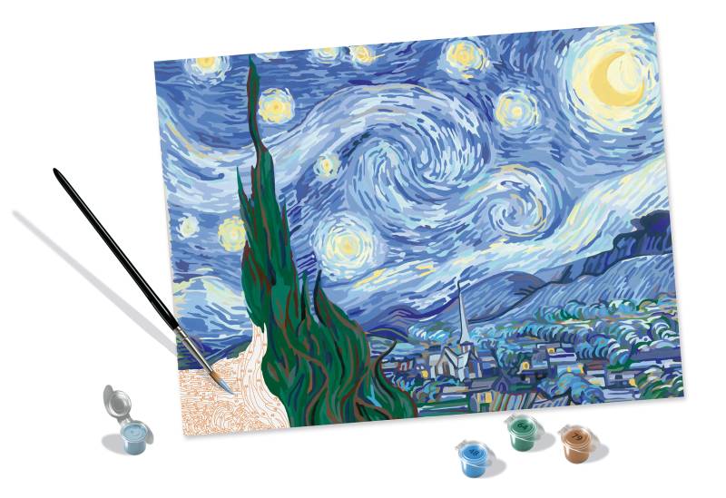 Ravensburger Malen nach Zahlen - CréArt - van Gogh - Sternennacht Ravensburger-23518 Ravensburger Malen nach Zahlen - CréArt - van Gogh - Sternennacht Ravensburger-23518 von Ravensburger