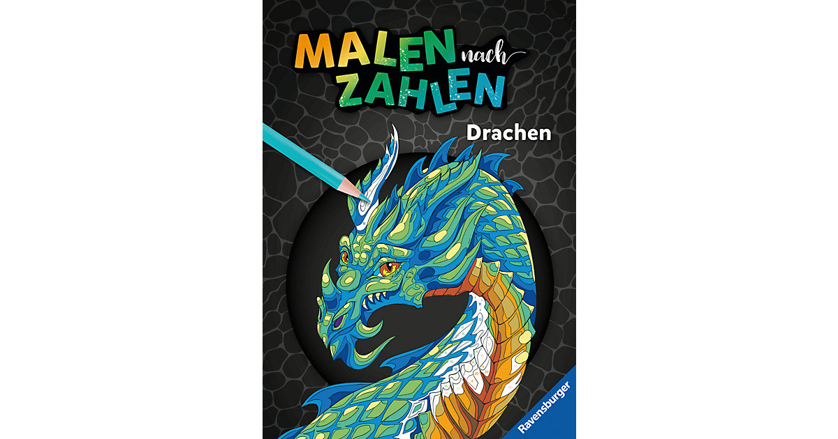 Ravensburger Malen nach Zahlen Drachen - 64 Seiten - 24 Farben - Malbuch mit nummerierten Ausmalfeldern fortgeschrittene Fans der Reihe Kinder Ravensburger Malen nach Zahlen Drachen - 64 Seiten - 24 Farben - Malbuch mit nummerierten Ausmalfeldern fortgeschrittene Fans der Reihe Kinder von Ravensburger
