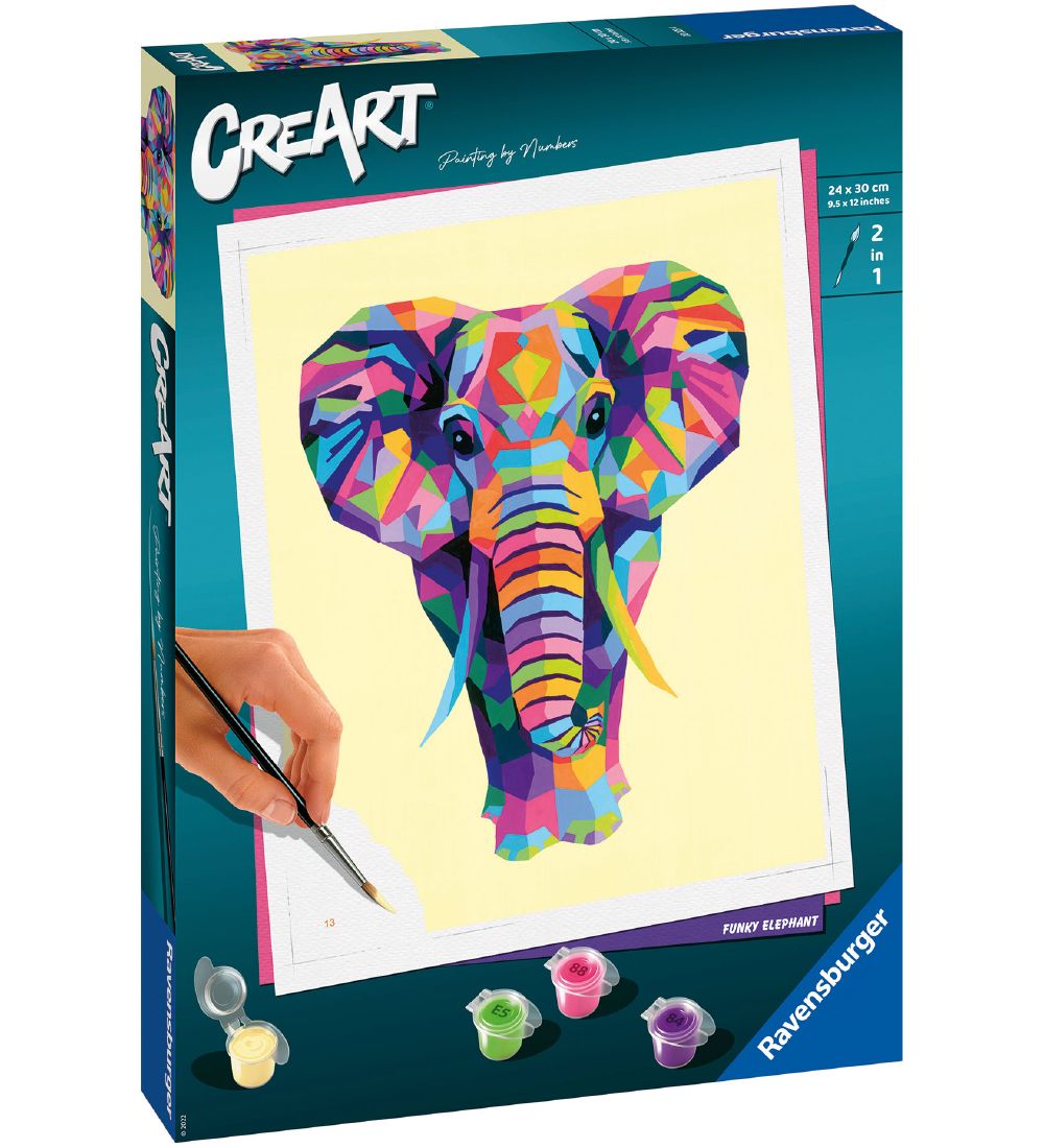 Ravensburger Malset - Funky Elephant - Ravensburger - One Size - Kreatives Spielset Ravensburger Malset - Funky Elephant - Ravensburger - One Size - Kreatives Spielset von Ravensburger