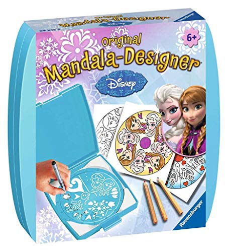Ravensburger Mandala Designer Mini Frozen 29835, Zeichnen lernen mit Anna und Elsa für Kinder ab 6 Jahren, Kreatives Zeichen-Set mit Mandala-Schablone für farbenfrohe Mandalas Ravensburger Mandala Designer Mini Frozen 29835, Zeichnen lernen mit Anna und Elsa für Kinder ab 6 Jahren, Kreatives Zeichen-Set mit Mandala-Schablone für farbenfrohe Mandalas von Ravensburger