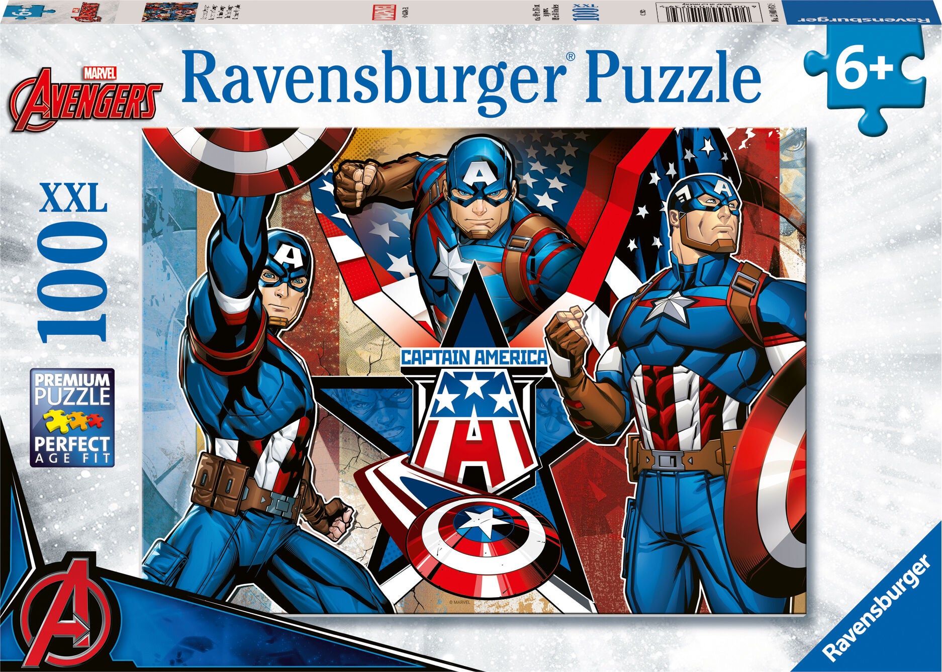 Ravensburger Marvel Avengers Captain America XXL Puzzle 100 Teile Ravensburger Marvel Avengers Captain America XXL Puzzle 100 Teile von Ravensburger