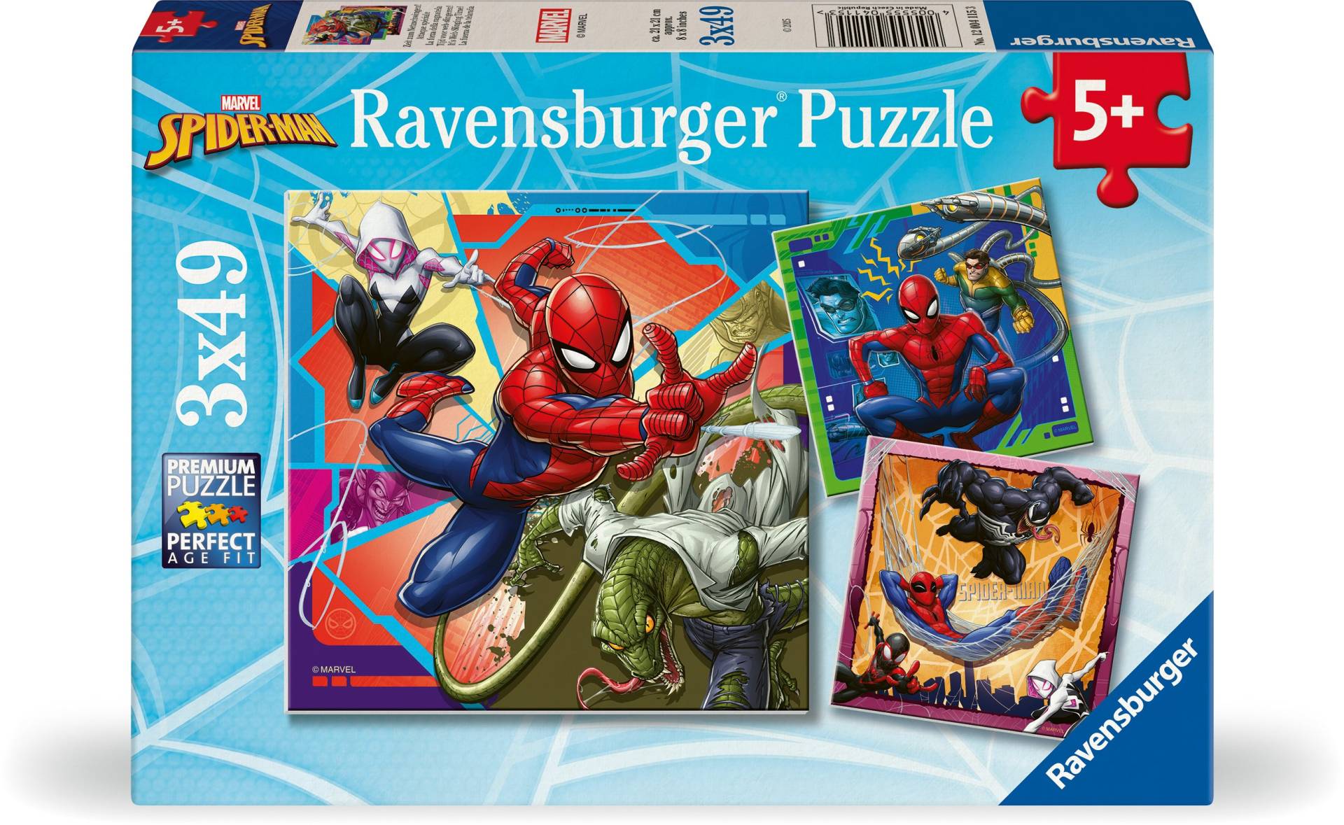 Ravensburger Marvel Spider-Man Puzzles 3x49 Teile Ravensburger Marvel Spider-Man Puzzles 3x49 Teile von Ravensburger