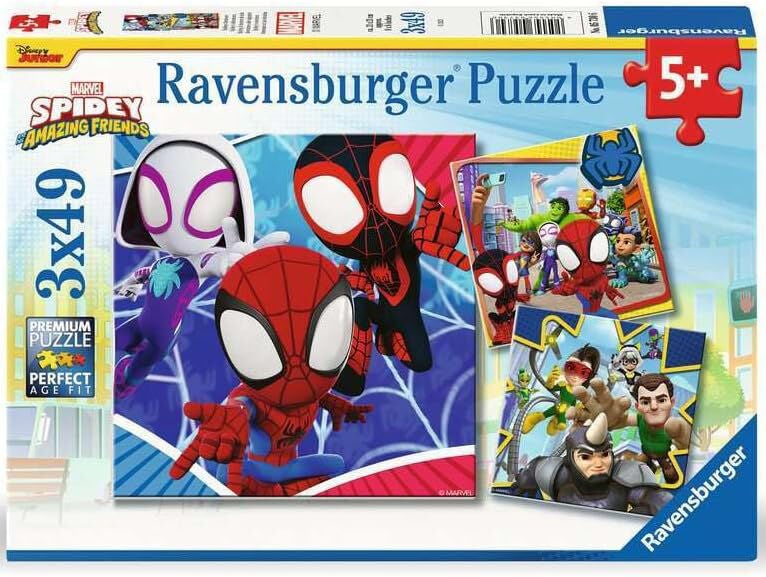 Ravensburger Marvel Spidey and His Amazing Friends Puzzles 3x49 Teile Ravensburger Marvel Spidey and His Amazing Friends Puzzles 3x49 Teile von Ravensburger