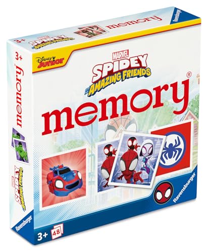 Ravensburger Marvel Spidey & His Amazing Friends Mini-Memory-Spiel für Kinder ab 3 Jahren – 2 bis 6 Spieler Ravensburger Marvel Spidey & His Amazing Friends Mini-Memory-Spiel für Kinder ab 3 Jahren – 2 bis 6 Spieler von Ravensburger