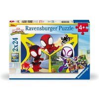 Kinderpuzzle 2x24 Teile - Spider-Man - Spidey und seine Super-Freunde von Ravensburger Verlag GmbH