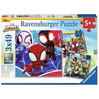 Kinderpuzzle 3x49 Teile - Spider-Man - Spideys Abenteuer von Ravensburger Verlag GmbH