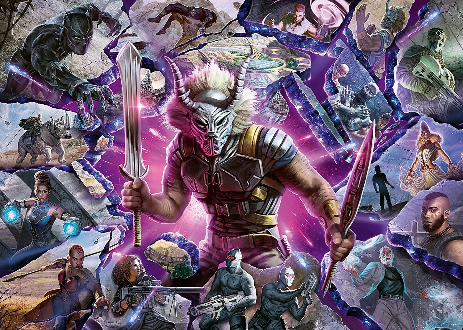 Ravensburger Marvel Villainous Collection - Killmonger 1000 Teile Puzzle Ravensburger-16906 Ravensburger Marvel Villainous Collection - Killmonger 1000 Teile Puzzle Ravensburger-16906 von Ravensburger