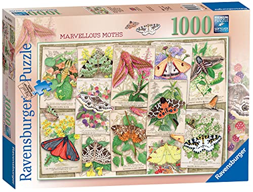 Ravensburger Marvellous Moths Puzzles für Erwachsene und Kinder ab 12 Jahren, 1000 Teile von Ravensburger