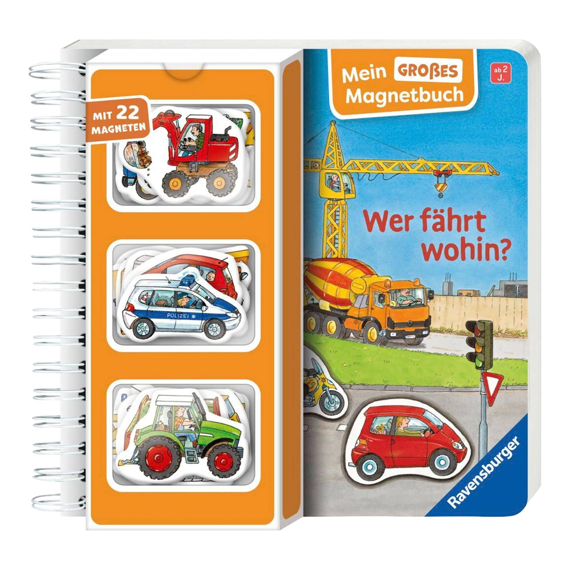 Ravensburger Mein großes Magnetbuch - Wer fährt wohin? von Ravensburger