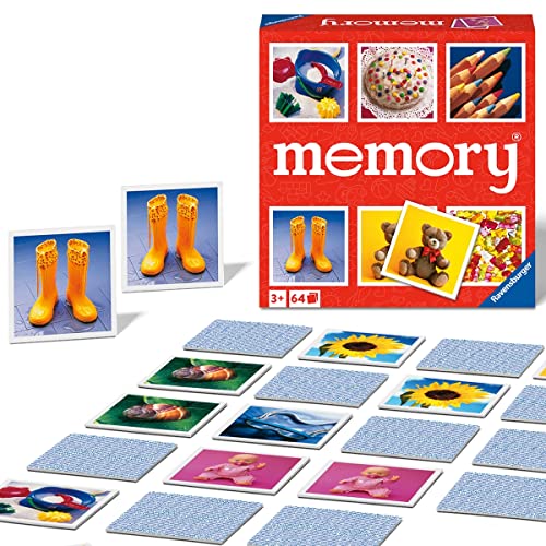 Ravensburger Spiele - 20880 - Junior memory®, der Spieleklassiker für die ganze Familie, Merkspiel für 2-8 Spieler ab 3 Jahren von Ravensburger