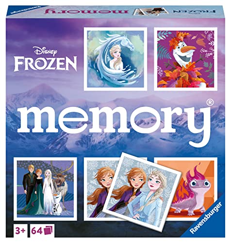 Ravensburger - 20890 - Disney Frozen memory®, der Spieleklassiker Fans von Die Eiskönigin, Merkspiel für 2-8 Spieler ab 3 Jahren, Frozen Spielzeug, Anna und Elsa Geschenke von Ravensburger