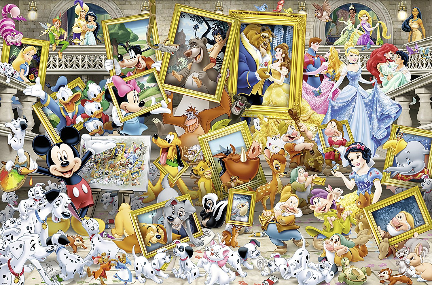 Ravensburger Mickey als Künstler 5000 Teile Puzzle Ravensburger-17432 von Ravensburger