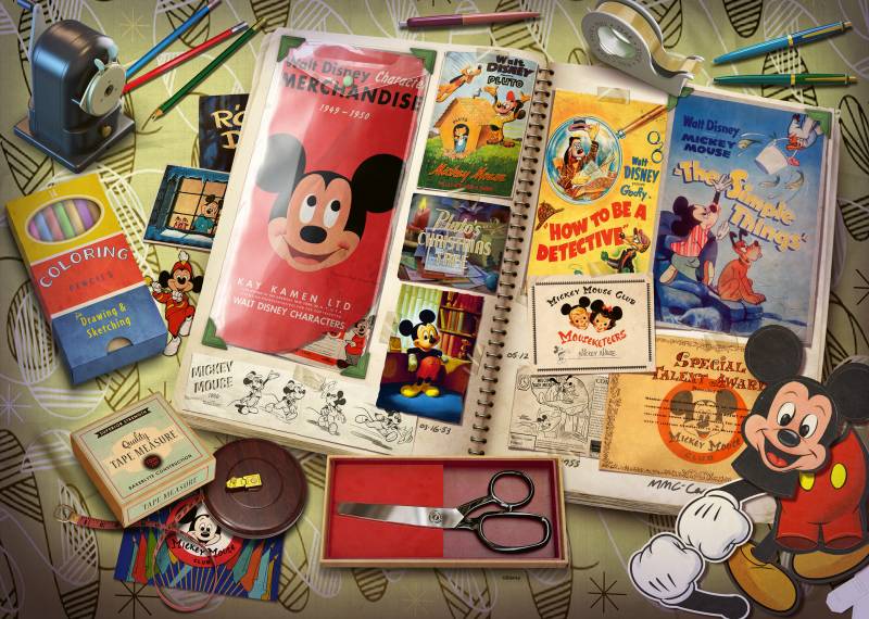 Ravensburger Micky Maus Jahr 1950 1000 Teile Puzzle Ravensburger-00841 von Ravensburger