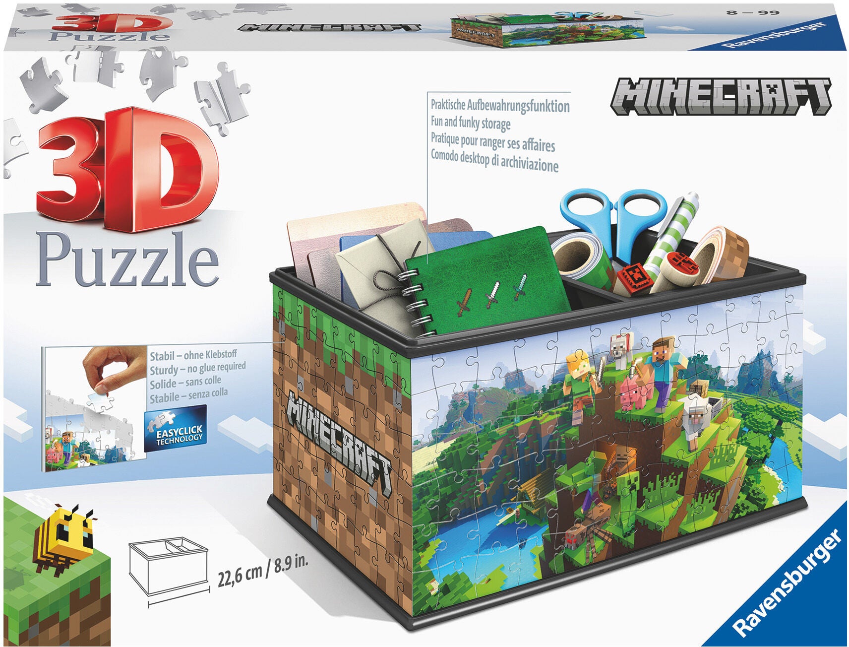 Ravensburger Minecraft 3D-Puzzle Schatzkiste 108 Teile Ravensburger Minecraft 3D-Puzzle Schatzkiste 108 Teile von Ravensburger