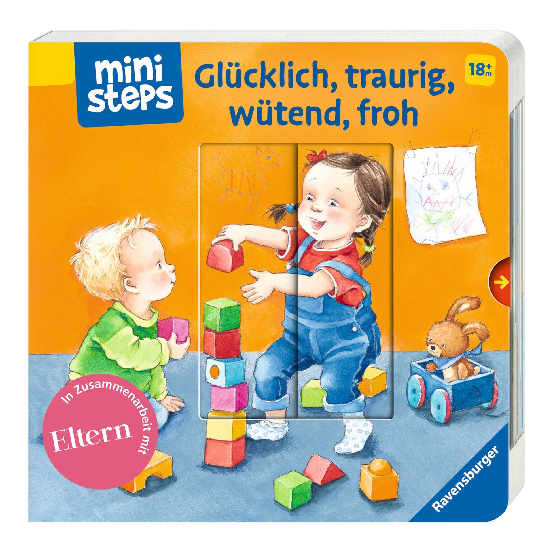 Ravensburger Ministeps Pappbilderbuch Glücklich, traurig, wütend, froh Ravensburger Ministeps Pappbilderbuch Glücklich, traurig, wütend, froh von Ravensburger
