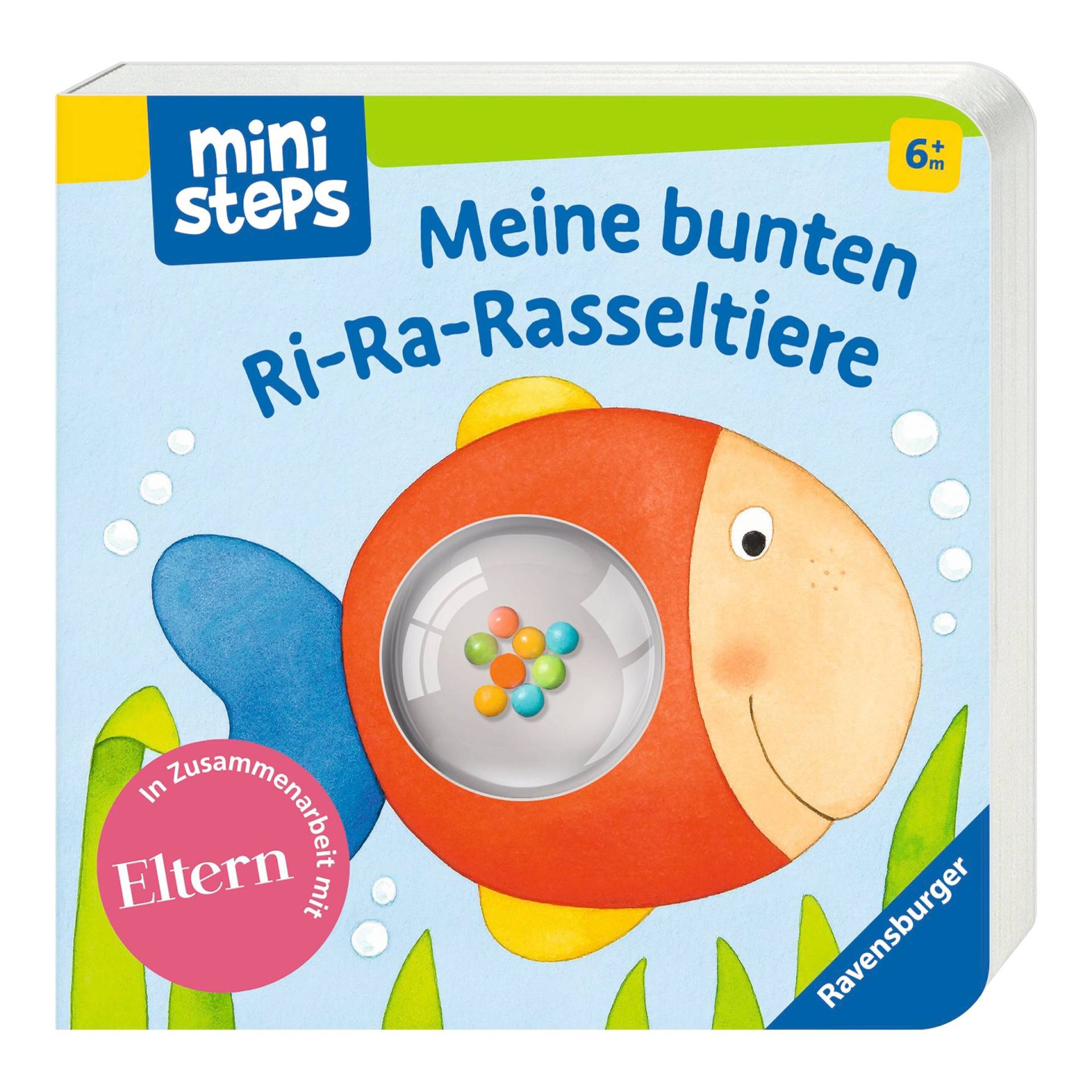 Ravensburger Ministeps Pappbilderbuch Meine bunten Ri-Ra-Rasseltiere Ravensburger Ministeps Pappbilderbuch Meine bunten Ri-Ra-Rasseltiere von Ravensburger
