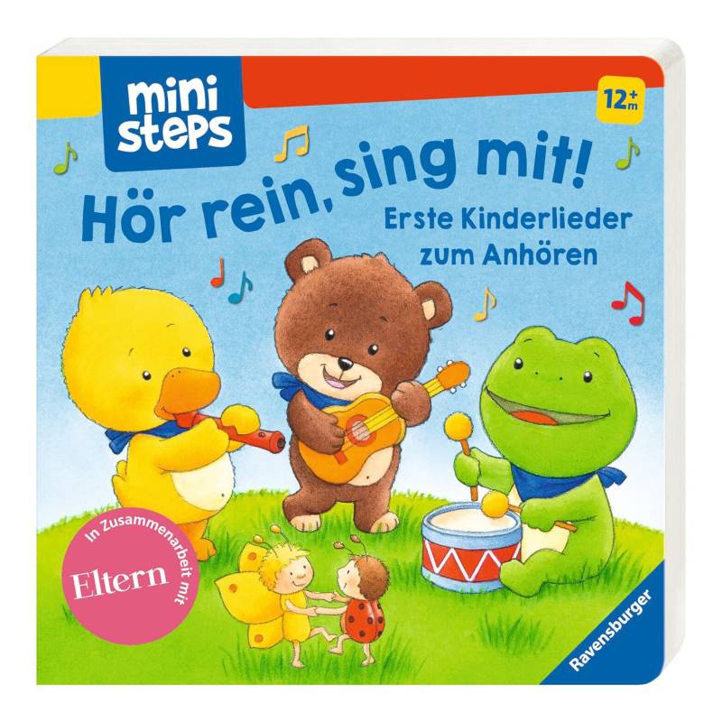 Ravensburger Ministeps Soundbuch Hör rein, sing mit! Erste Kinderlieder zum Anhören von Ravensburger