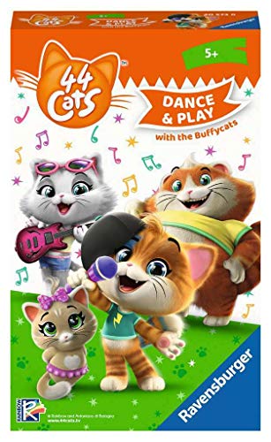 Ravensburger Mitbringspiele 20573 - 44 Cats: Sing and Dance with the Buffycats – ein Such- und Bewegungsspiel für Fans ab 5 Jahren von Ravensburger Spiele