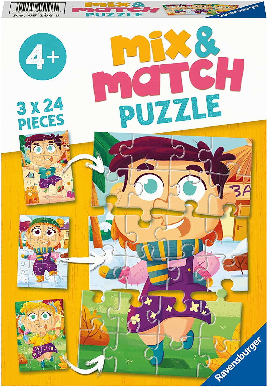 Ravensburger Mix and Match Puzzles - Clothes 24 Teile Puzzle Ravensburger-05196 Ravensburger Mix and Match Puzzles - Clothes 24 Teile Puzzle Ravensburger-05196 von Ravensburger