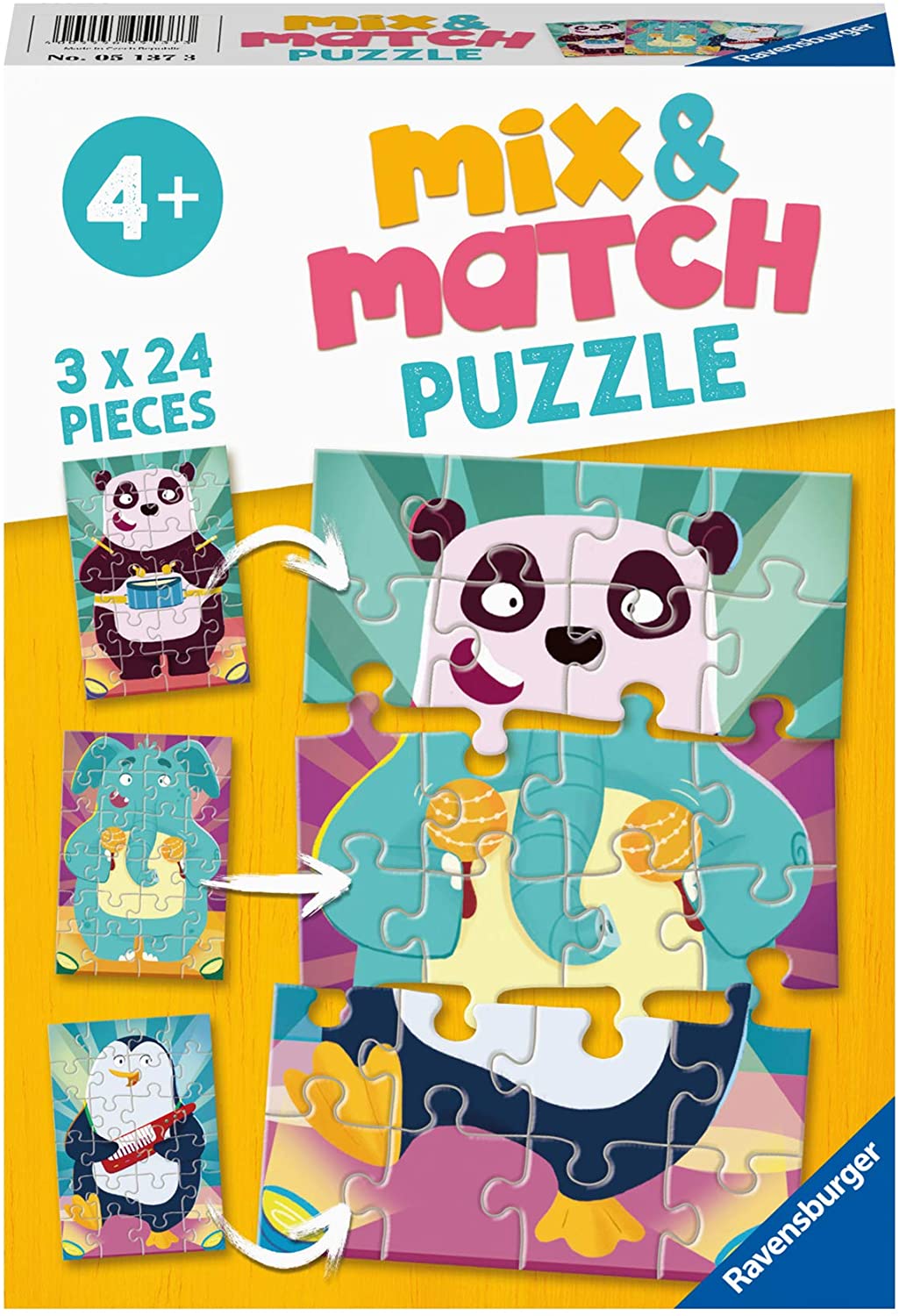 Ravensburger Mix and Match Puzzles - Funny Animals 24 Teile Puzzle Ravensburger-05137 Ravensburger Mix and Match Puzzles - Funny Animals 24 Teile Puzzle Ravensburger-05137 von Ravensburger