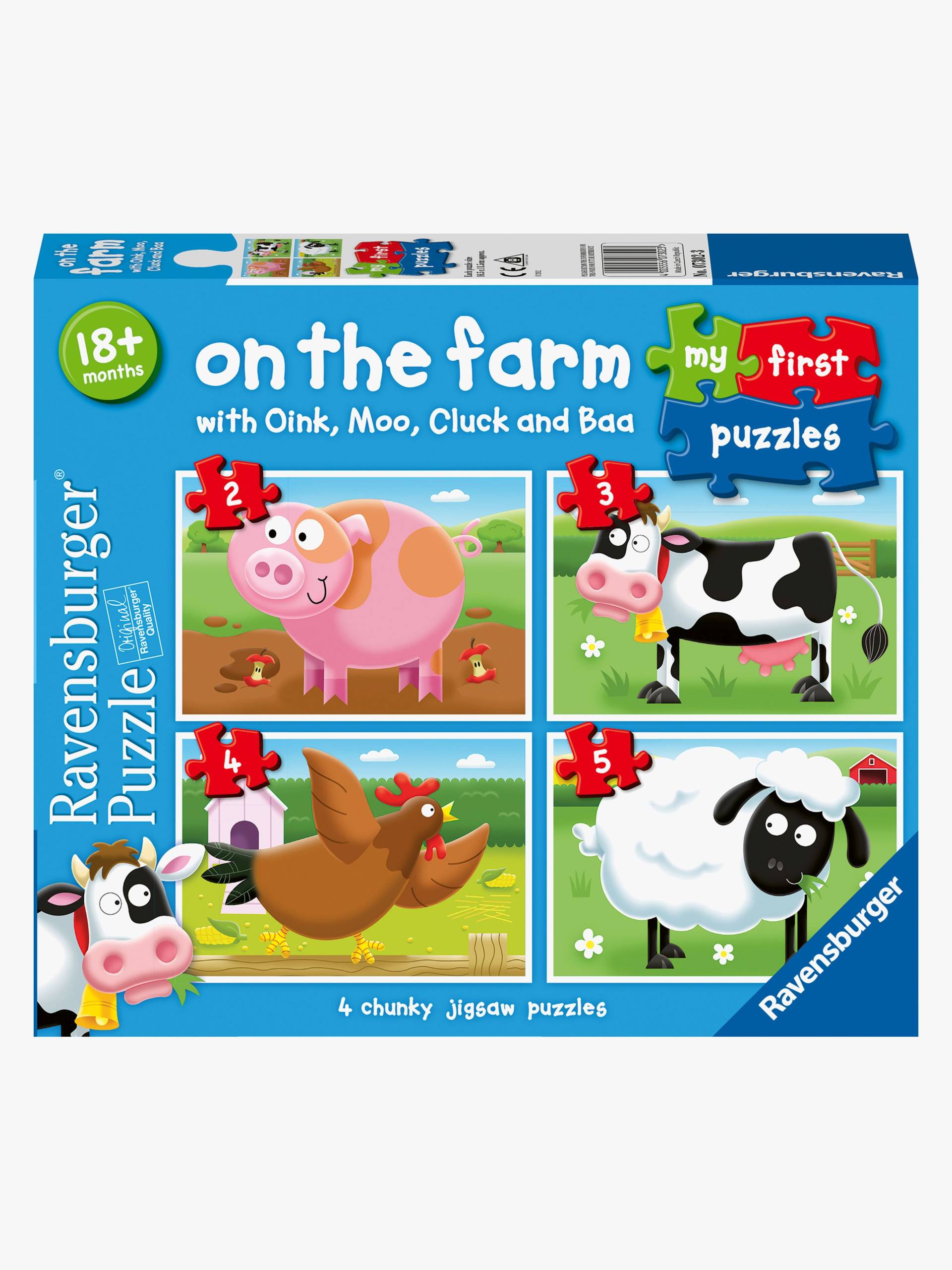 Ravensburger My First Puzzles On the Farm Puzzles 4-in-1 Ravensburger My First Puzzles On the Farm Puzzles 4-in-1 von Ravensburger