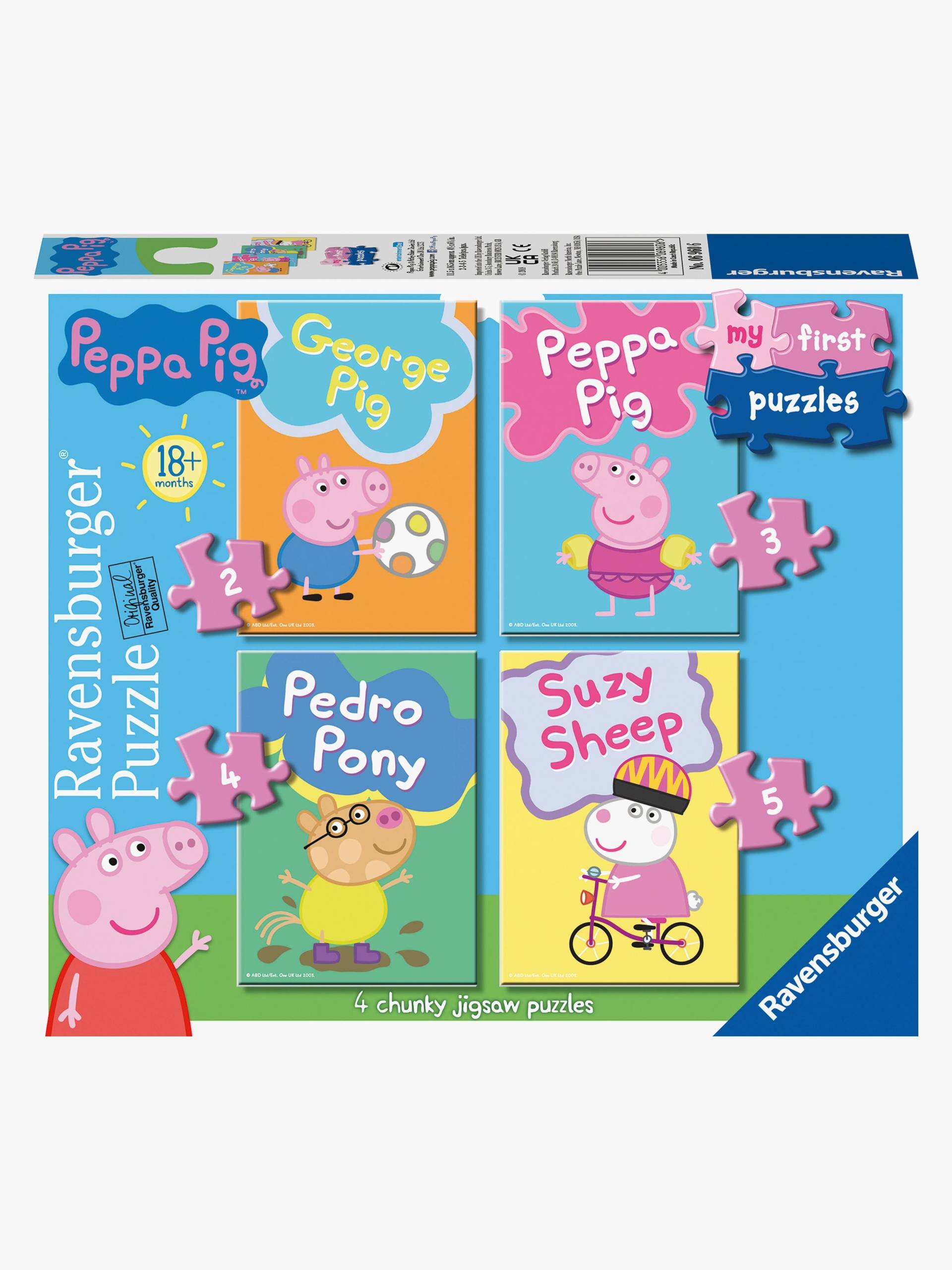 Ravensburger My First Puzzles Peppa Wutz Puzzles 4-in-1 von Ravensburger