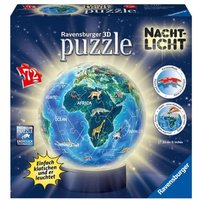 3D Puzzle Ravensburger Puzzle-Ball Nachtlicht Erde bei Nacht 72 Teile von Ravensburger