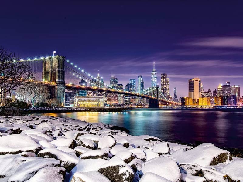 Ravensburger New York im Winter 1500 Teile Puzzle Ravensburger-00734 von Ravensburger
