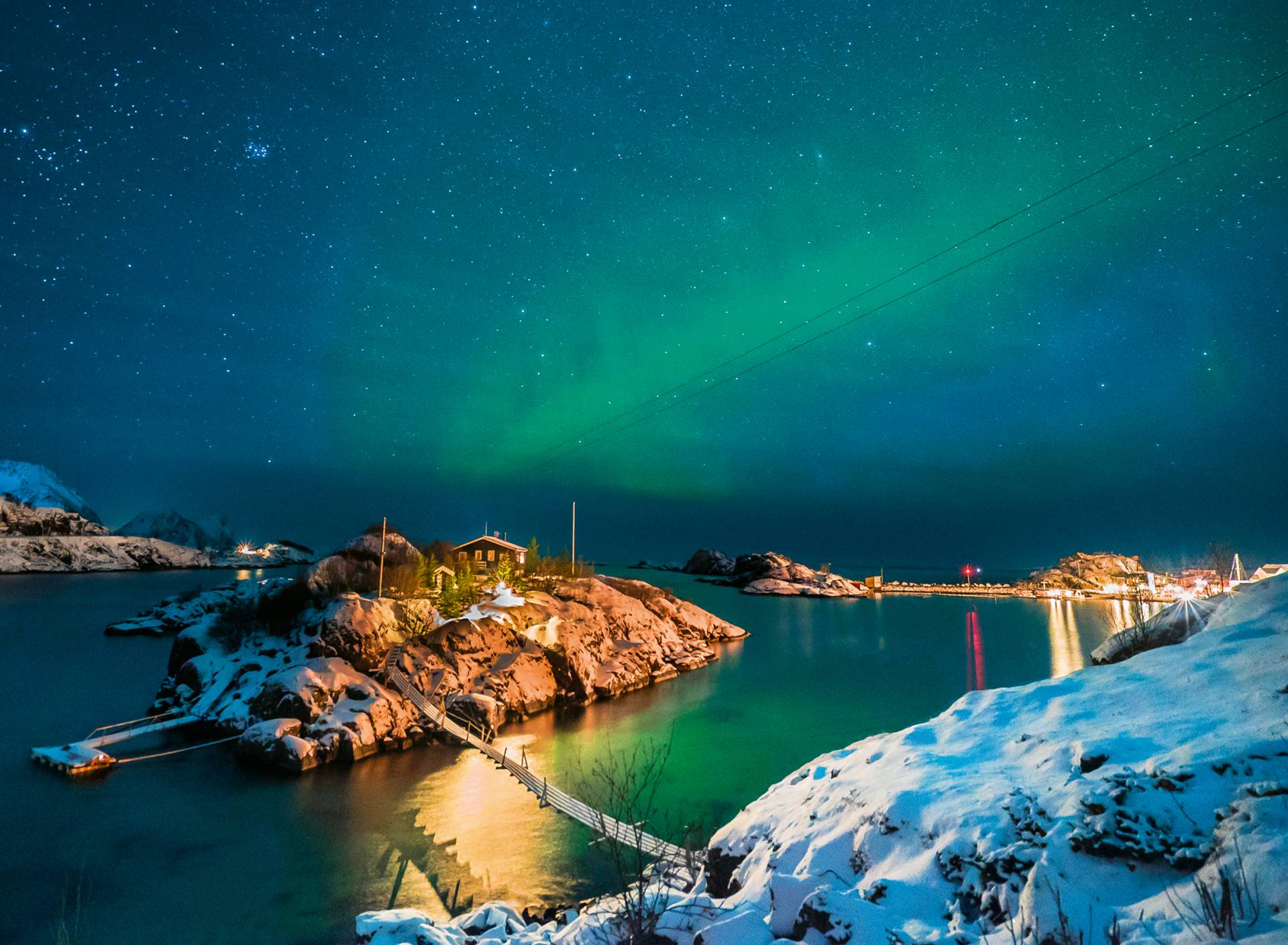 Ravensburger Nordlichter, Tromsø, Norwegen (Puzzle Highlight, Skandinavien) 500 Teile Puzzle Ravensburger-00845 von Ravensburger