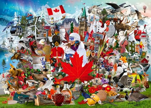 Ravensburger Oh Kanada! 1000 Teile Puzzle für Erwachsene - 12001006 - Handwerkliches Werkzeug, Made in Germany, jedes Teil zusammen von Ravensburger