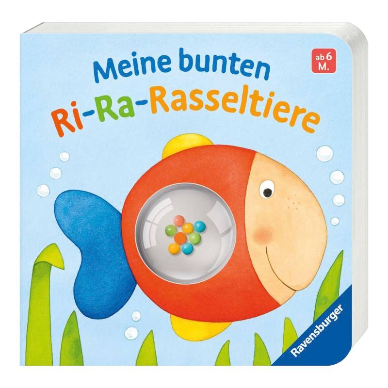Ravensburger Pappbilderbuch Meine bunten Ri-Ra-Rasseltiere von Ravensburger