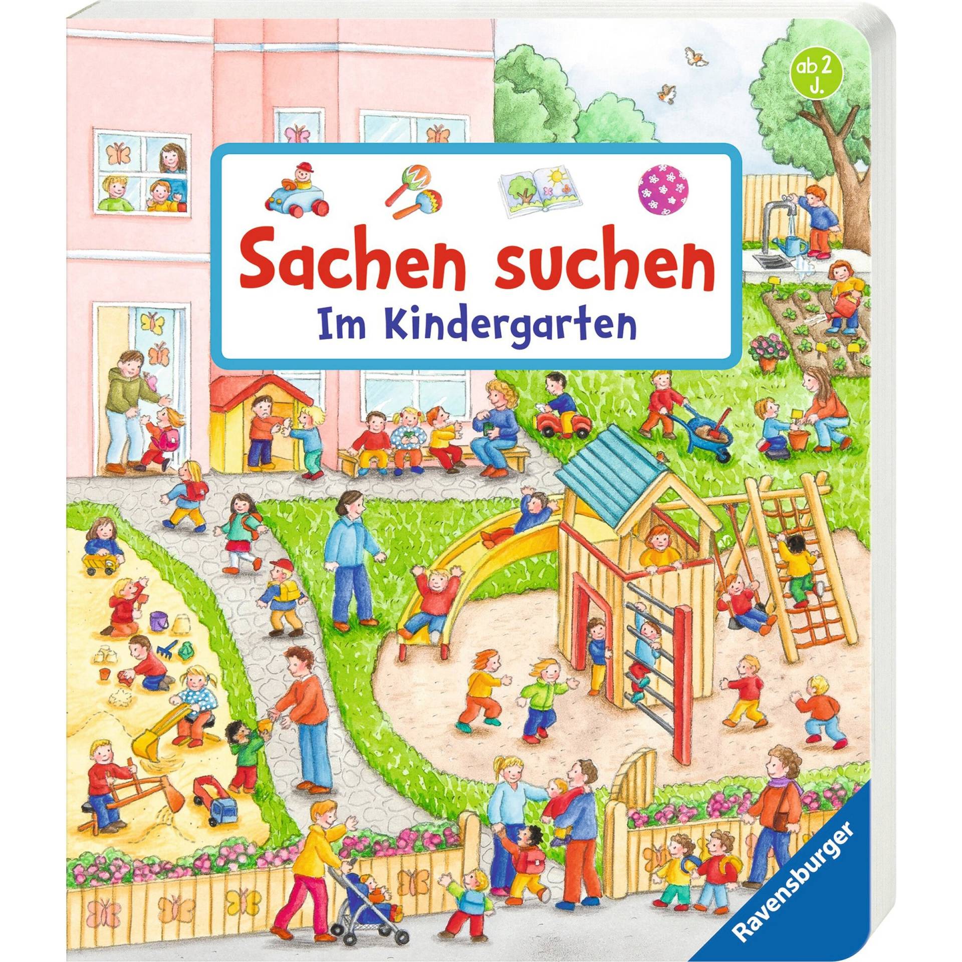 Ravensburger Pappbilderbücher Pappbilderbuch Sachen suchen - Im Kindergarten Ravensburger Pappbilderbücher Pappbilderbuch Sachen suchen - Im Kindergarten von Ravensburger