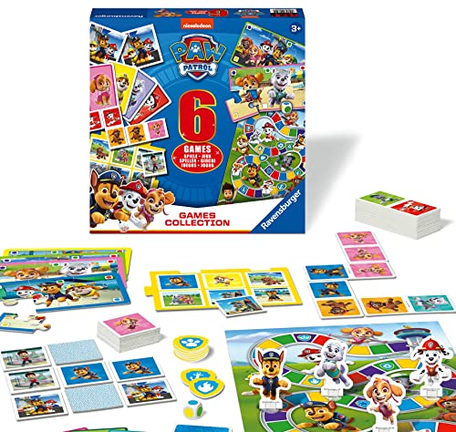 Ravensburger Paw Patrol 6-in-1 Games Compendium Set for Kids Age 3 Years Up von Ravensburger