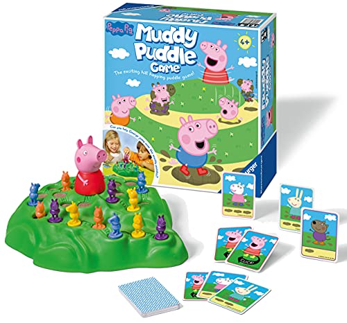 Ravensburger Peppa Pig Muddy Puddles Game for Kids Age 4 Years and Up - 2 to 4 Players - Fun and Fast Family Activity von Ravensburger