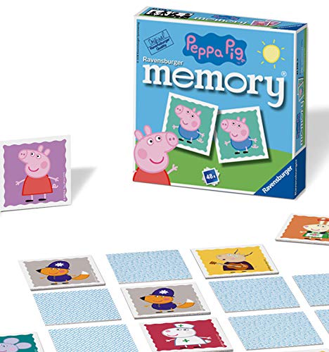 Ravensburger Peppa Pig Mini Memory Game - Matching Picture Snap Pairs Game for Kids Age 3 Years and Up von Ravensburger