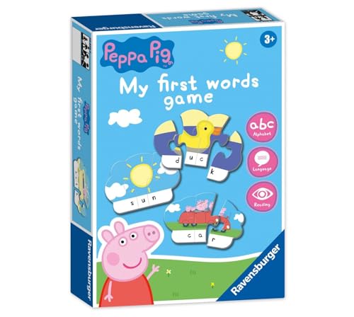 Ravensburger Peppa Pig My First Word Lernspiele für Kinder ab 4 Jahren – ideal für frühes Lernen, Alphabet, Lesen und Rechtschreiben von Ravensburger