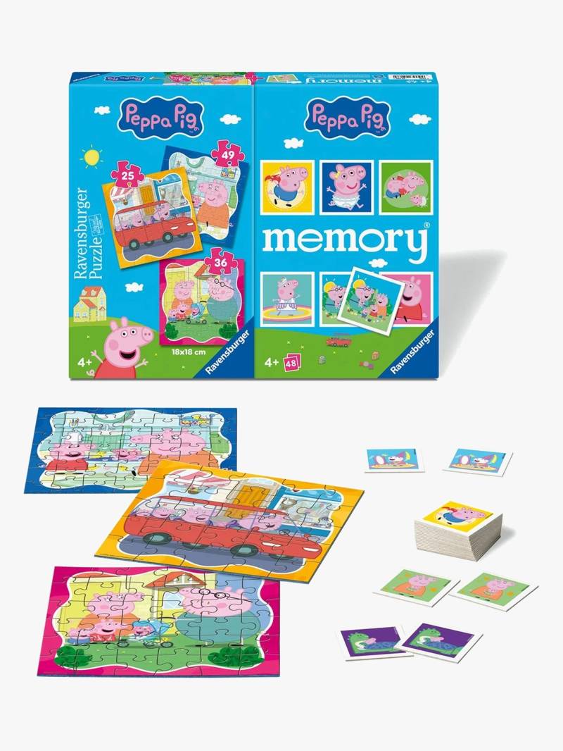 Ravensburger Peppa Wutz Puzzle 3-in-1 + Memospiel Ravensburger Peppa Wutz Puzzle 3-in-1 + Memospiel von Ravensburger