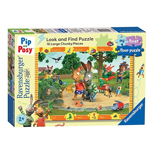 Ravensburger Pip & Posy My First Look & Find Floor Jigsaw Puzzles for Kids Age 24 Months Up (2 Years) -16 Pieces von Ravensburger
