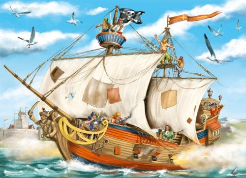Ravensburger Piratenschiff auf See - Puzzle Ravensburger Piratenschiff auf See - Puzzle von Ravensburger