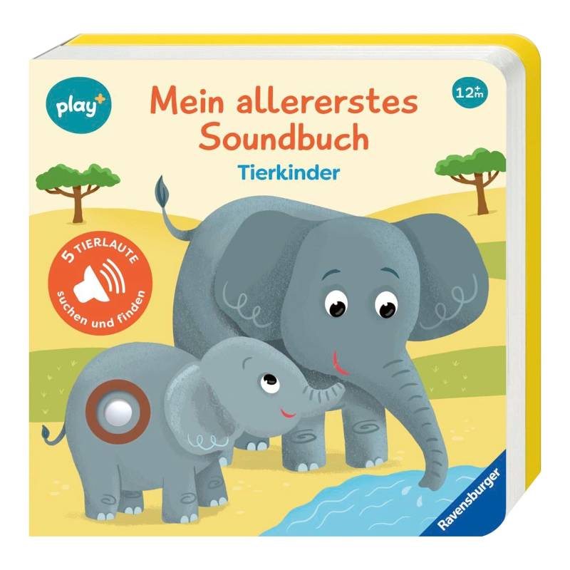 Ravensburger Play+ Mein allererstes Soundbuch Tierkinder von Ravensburger