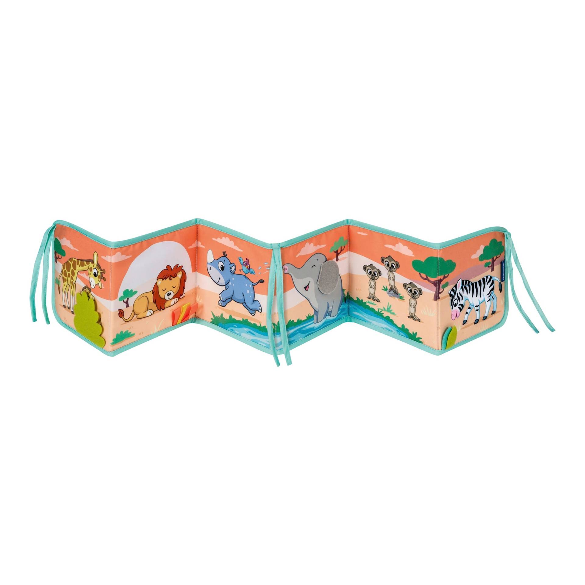 Ravensburger Play+ Mein allererstes Stoffbuch (für die Bauchlage): Wilde Tiere von Ravensburger