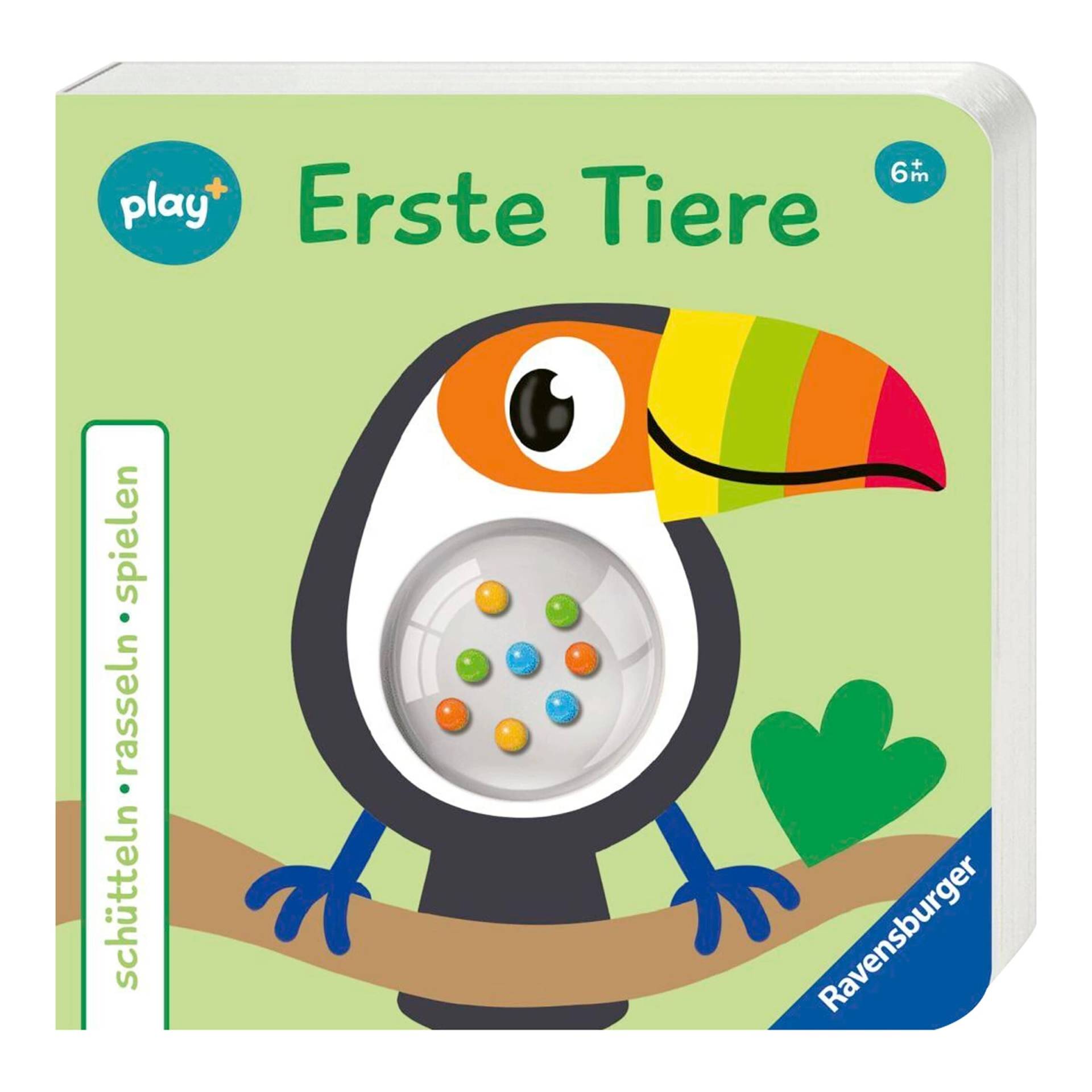 Ravensburger Play+ Pappbilderbuch Erste Tiere von Ravensburger