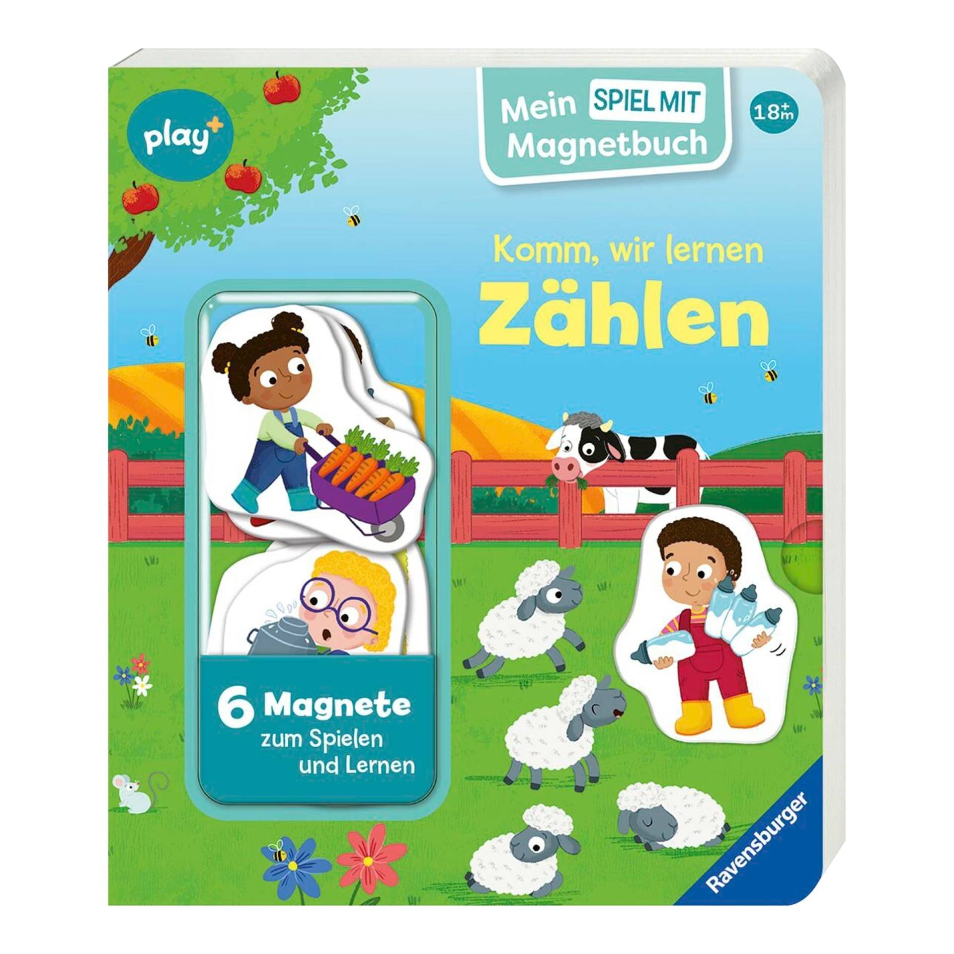 Ravensburger Play+ Pappbilderbuch Komm, wir lernen Zählen von Ravensburger