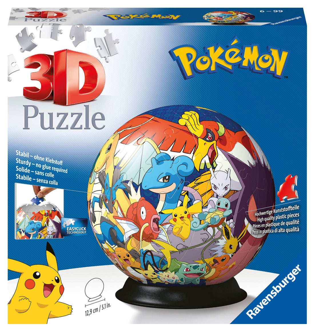 Ravensburger Pokémon 3D-Puzzle, 72 Teile Ravensburger Pokémon 3D-Puzzle, 72 Teile von Ravensburger