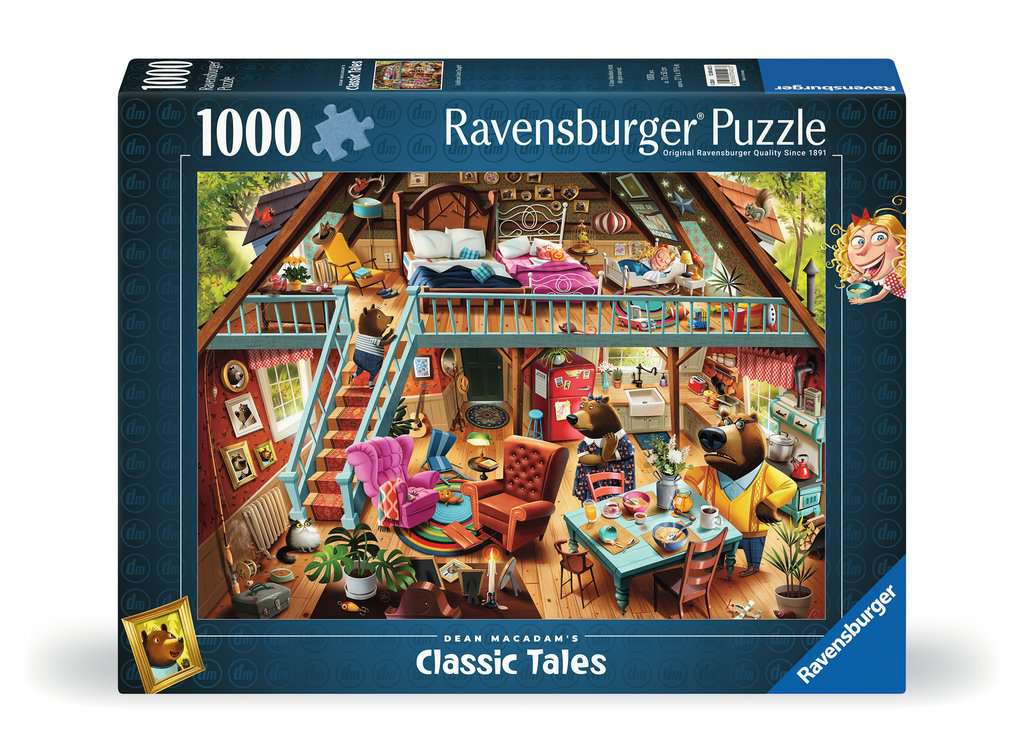 Ravensburger Puzzle 1000 Teile - Dean Mac Adam Das Märchen von Goldlöckchen - von Ravensburger